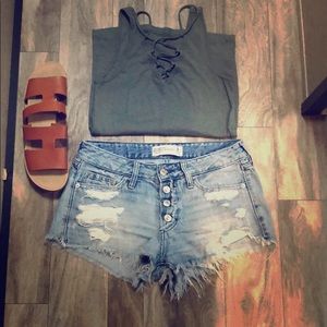 Abercrombie boyfriend shorts